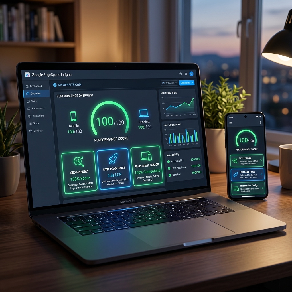 PageSpeed Performance Mockup